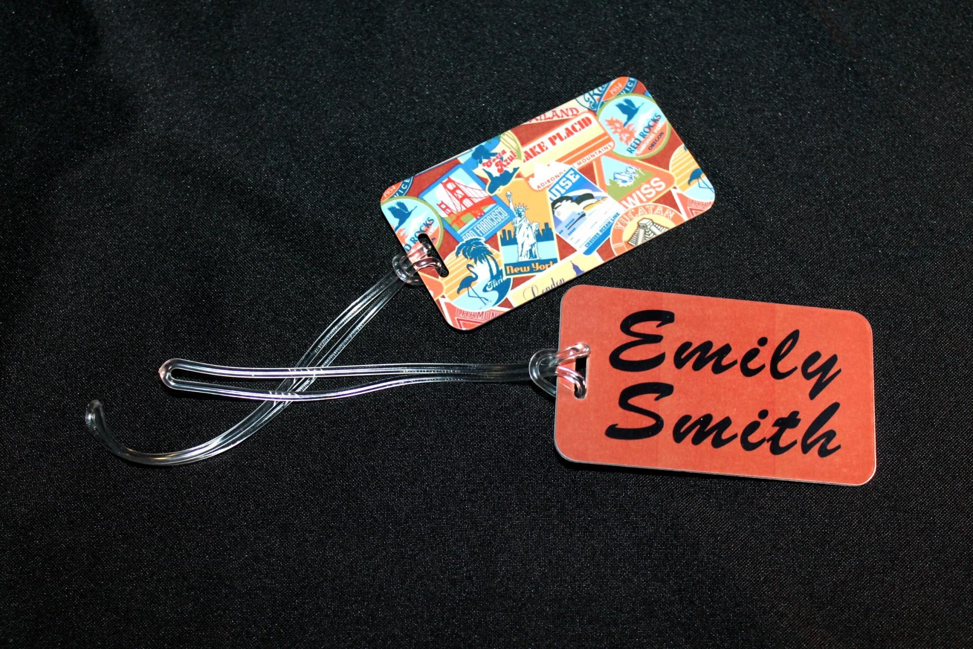 personalized luggage tags