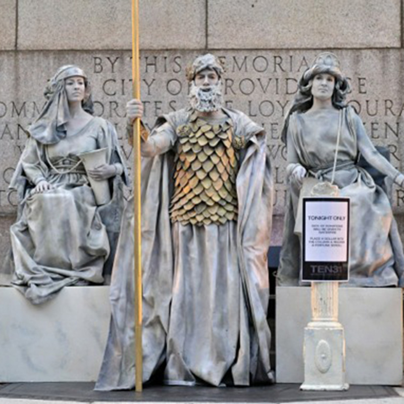 living statues for parties