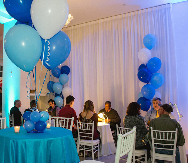 Caricature artists at event