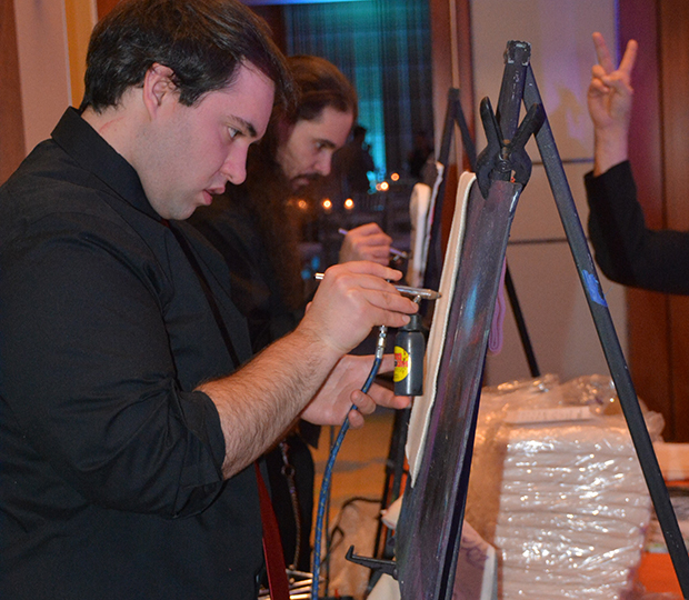 airbrush artists for event entertainment