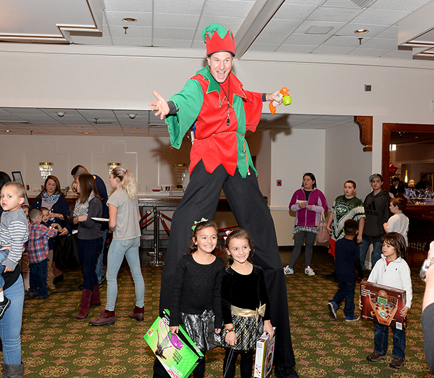 stilt walker for event rental