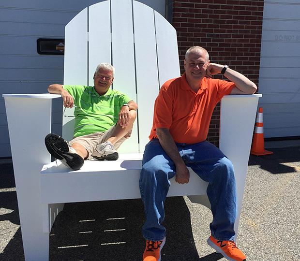 Giant Adirondack chair for party rentals